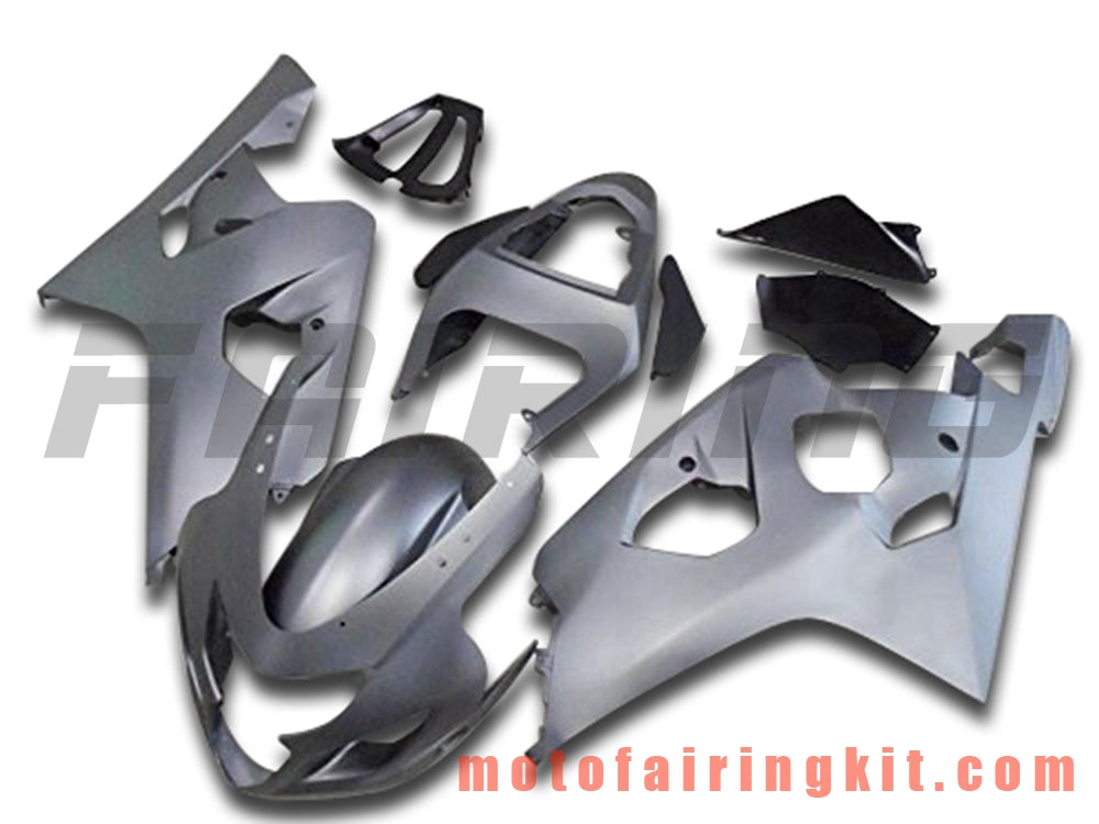 Kits de carenado aptos para GSX-R750 GSX-R600 K4 2004 2005 GSXR 600 750 K4 04 05 Molde de inyección de plástico ABS Carrocería completa para motocicleta Carrocería del mercado de accesorios Marco (plata) B133