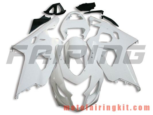 Fairing Kits Fit for GSX-R750 GSX-R600 K4 2004 2005 GSXR 600 750 K4 04 05 Plastic ABS Injection Mold Complete Motorcycle Body Aftermarket Bodywork Frame (Unpainted) BBB1