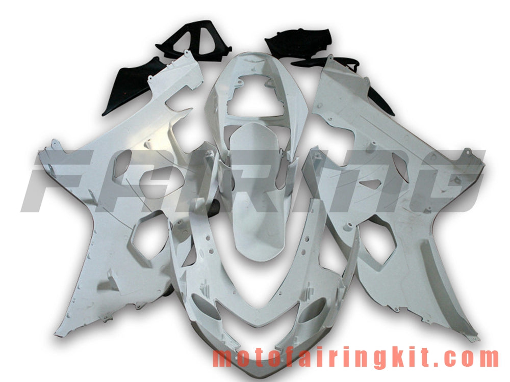 Fairing Kits Fit for GSX-R750 GSX-R600 K4 2004 2005 GSXR 600 750 K4 04 05 Plastic ABS Injection Mold Complete Motorcycle Body Aftermarket Bodywork Frame (Unpainted) BBB1