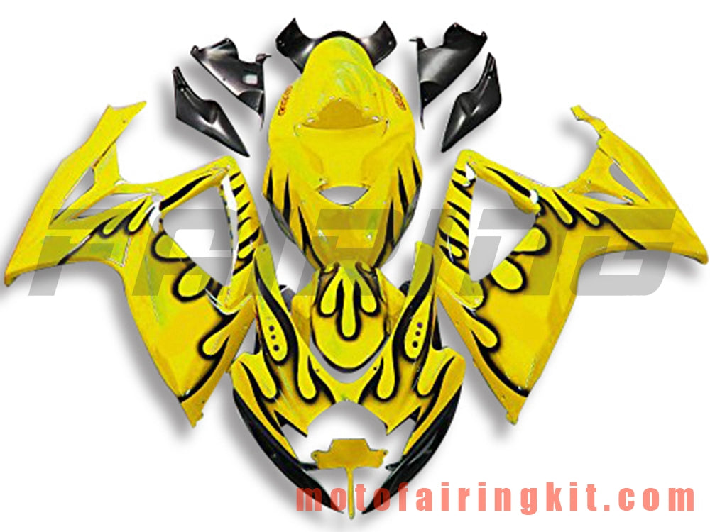 Fairing Kits Fit for GSX-R750 GSX-R600 K6 2006 2007 GSXR 600 750 K6 06 07 Plastic ABS Injection Mold Complete Motorcycle Body Aftermarket Bodywork Frame (Yellow) B149