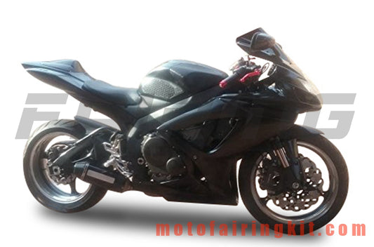 Kits de carenado aptos para GSX-R750 GSX-R600 K6 2006 2007 GSXR 600 750 K6 06 07 Molde de inyección de plástico ABS Carrocería completa para motocicleta Carrocería del mercado de accesorios Marco (negro) B152