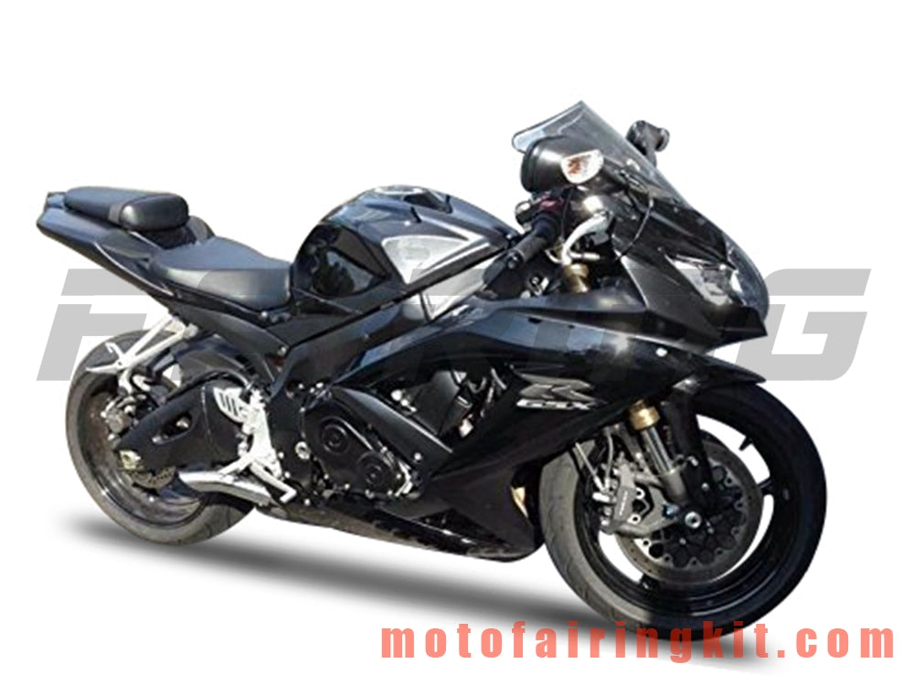 Kits de carenado aptos para GSX-R750 GSX-R600 K6 2006 2007 GSXR 600 750 K6 06 07 Molde de inyección de plástico ABS Carrocería completa para motocicleta Carrocería del mercado de accesorios Marco (negro) B168