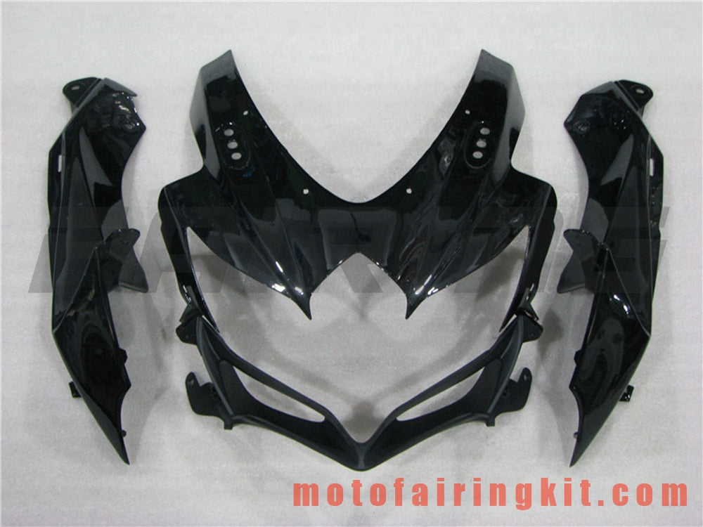 Fairing Kits Fit for GSX-R750 GSX-R600 K8 2008 2009 2010 GSXR 600 750 Plastic ABS Injection Mold Complete Motorcycle Body Aftermarket Bodywork Frame (Black) B074