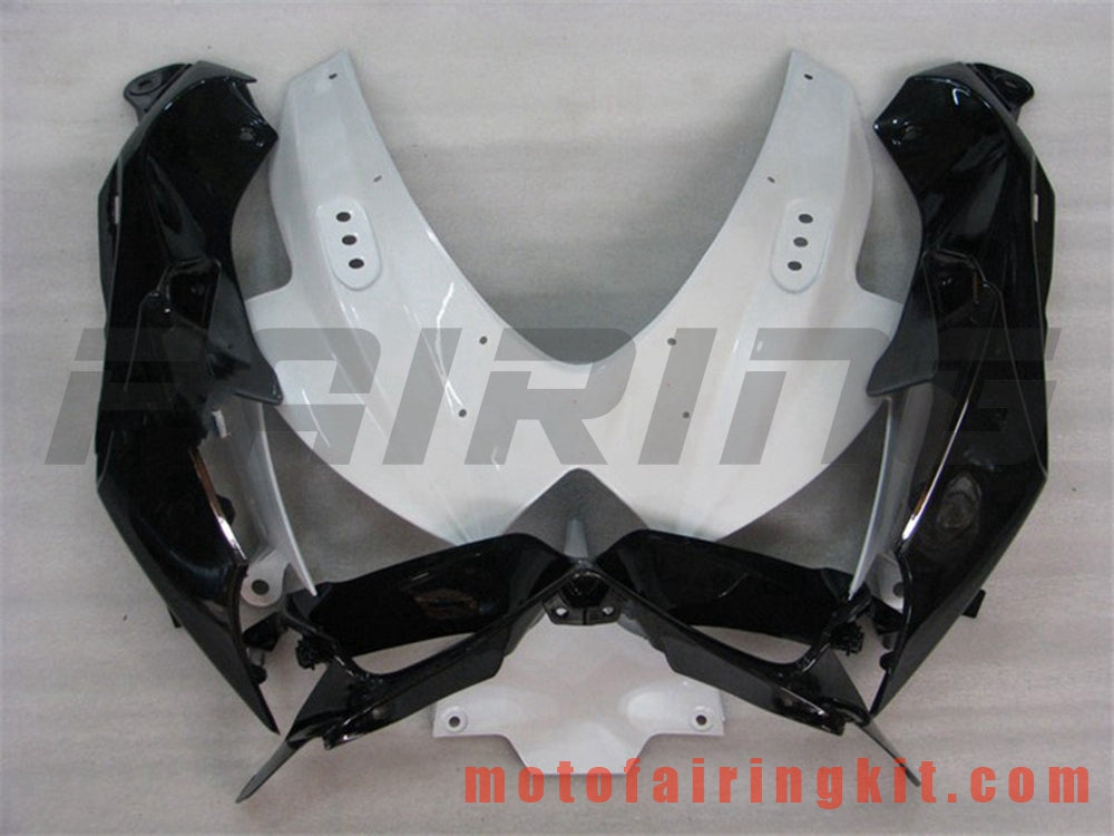 Fairing Kits Fit for GSX-R750 GSX-R600 K8 2008 2009 2010 GSXR 600 750 Plastic ABS Injection Mold Complete Motorcycle Body Aftermarket Bodywork Frame (White & Black) B083