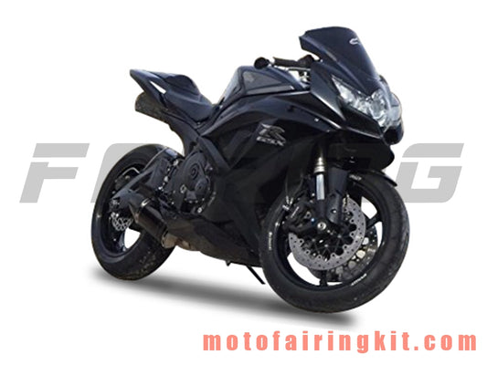 フェアリングキット GSX-R750 GSX-R600 K8 2008 2009 2010 GSXR 600 750 プラスチック ABS 射出成形 完全なオートバイボディ アフターマーケットボディワークフレーム (ブラック) B122