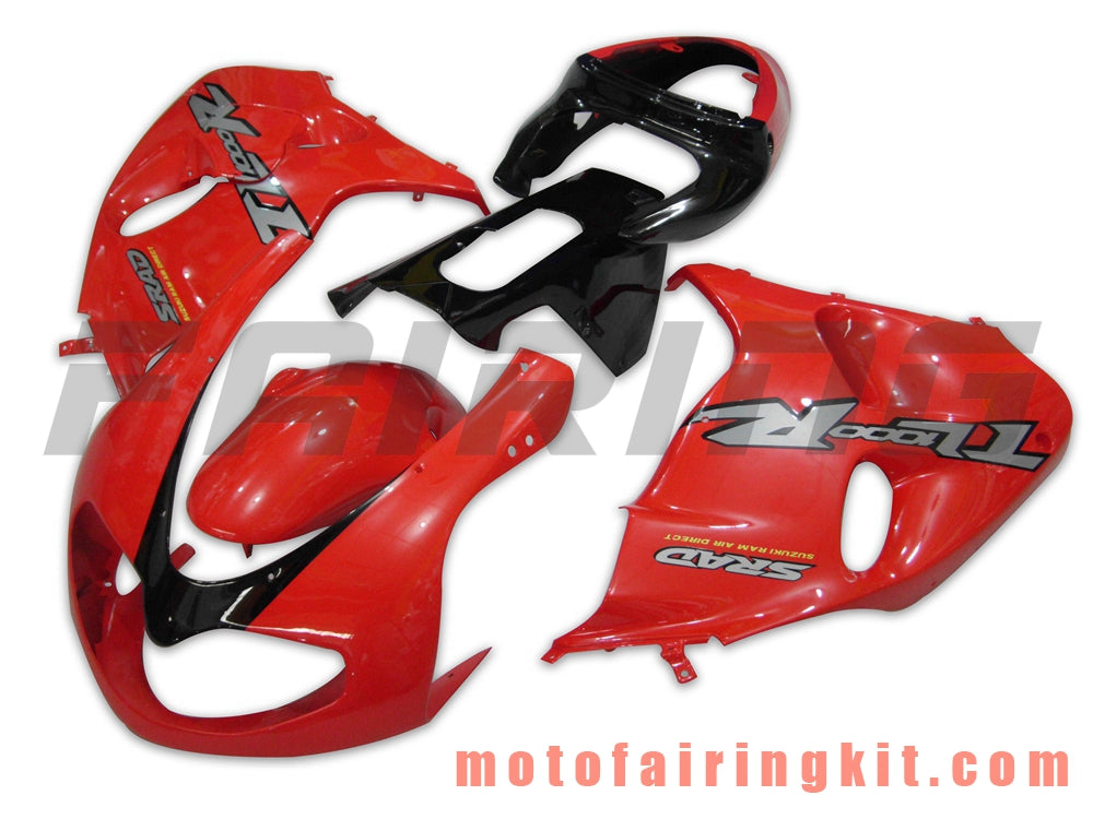 Fairing Kits Fit for TL1000R 1998 1999 2000 2001 2002 2003 TL 1000 R Plastic ABS Injection Mold Complete Motorcycle Body Aftermarket Bodywork Frame (Red & Black) B001