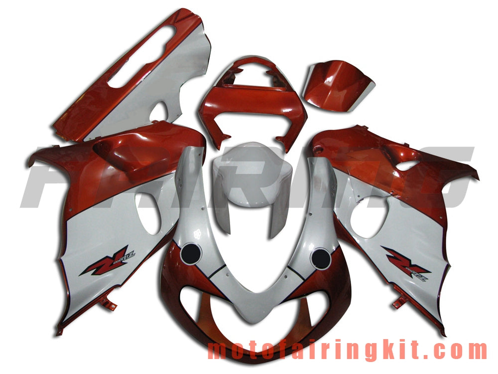 Fairing Kits Fit for TL1000R 1998 1999 2000 2001 2002 2003 TL 1000 R Plastic ABS Injection Mold Complete Motorcycle Body Aftermarket Bodywork Frame (Orange & White) B002