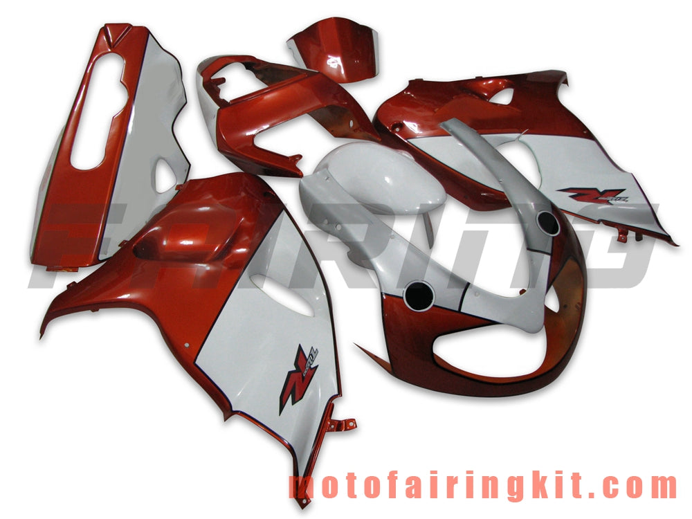 Fairing Kits Fit for TL1000R 1998 1999 2000 2001 2002 2003 TL 1000 R Plastic ABS Injection Mold Complete Motorcycle Body Aftermarket Bodywork Frame (Orange & White) B002