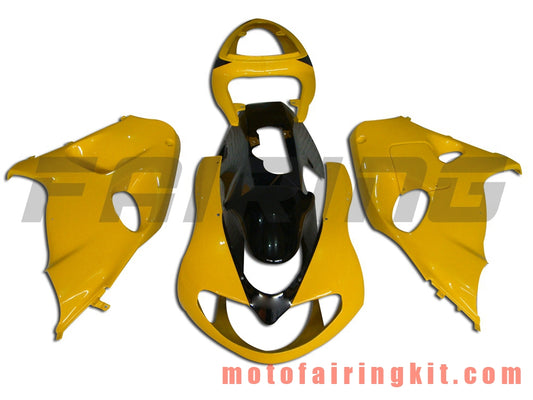 Fairing Kits Fit for TL1000R 1998 1999 2000 2001 2002 2003 TL 1000 R Plastic ABS Injection Mold Complete Motorcycle Body Aftermarket Bodywork Frame (Yellow & Black) B003