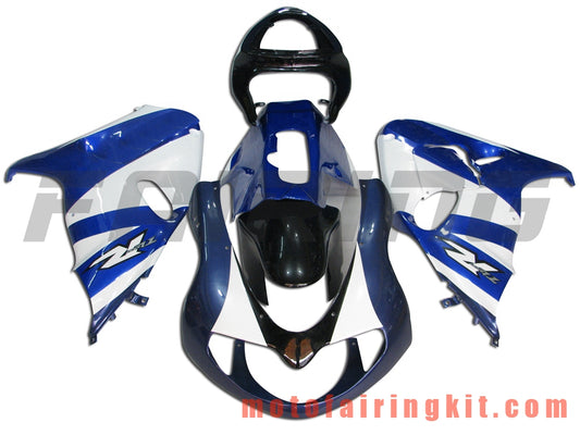 Fairing Kits Fit for TL1000R 1998 1999 2000 2001 2002 2003 TL 1000 R Plastic ABS Injection Mold Complete Motorcycle Body Aftermarket Bodywork Frame (Blue & White) B007