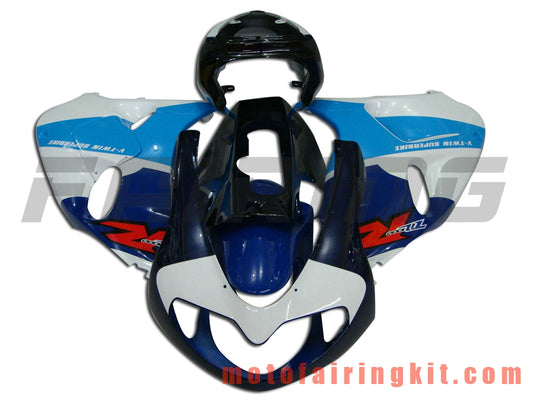 Kits de carenado aptos para TL1000R 1998 1999 2000 2001 2002 2003 TL 1000 R Molde de inyección de plástico ABS Carrocería completa para motocicleta Carrocería del mercado de accesorios Marco (azul y blanco) B010