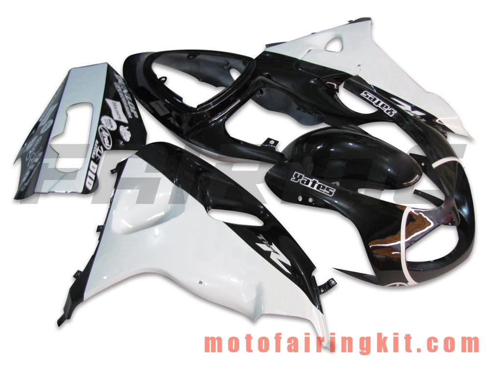 Fairing Kits Fit for TL1000R 1998 1999 2000 2001 2002 2003 TL 1000 R Plastic ABS Injection Mold Complete Motorcycle Body Aftermarket Bodywork Frame (Black & White) B012