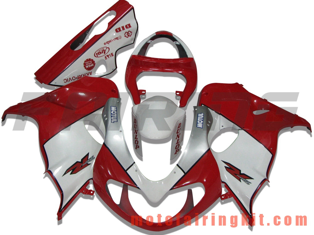 Kits de carenado aptos para TL1000R 1998 1999 2000 2001 2002 2003 TL 1000 R Molde de inyección de plástico ABS Carrocería completa para motocicleta Carrocería del mercado de accesorios Marco (rojo y blanco) B022