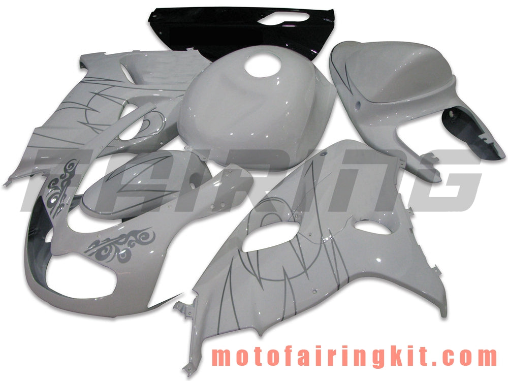 Fairing Kits Fit for TL1000R 1998 1999 2000 2001 2002 2003 TL 1000 R Plastic ABS Injection Mold Complete Motorcycle Body Aftermarket Bodywork Frame (White & Black) B024