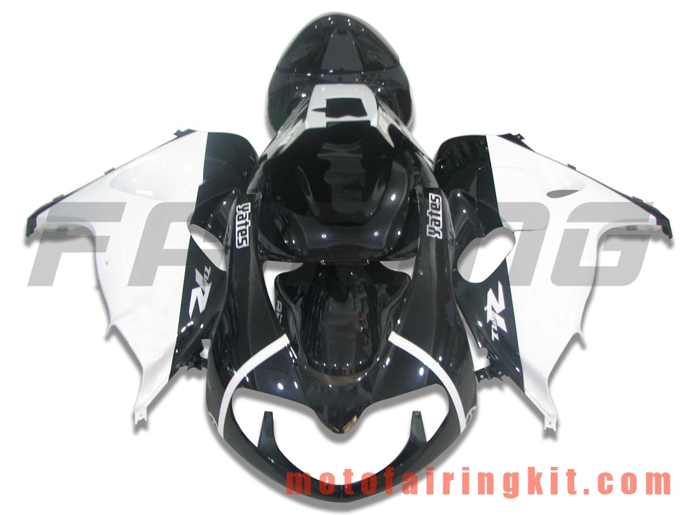 Fairing Kits Fit for TL1000R 1998 1999 2000 2001 2002 2003 TL 1000 R Plastic ABS Injection Mold Complete Motorcycle Body Aftermarket Bodywork Frame (Black & White) B025