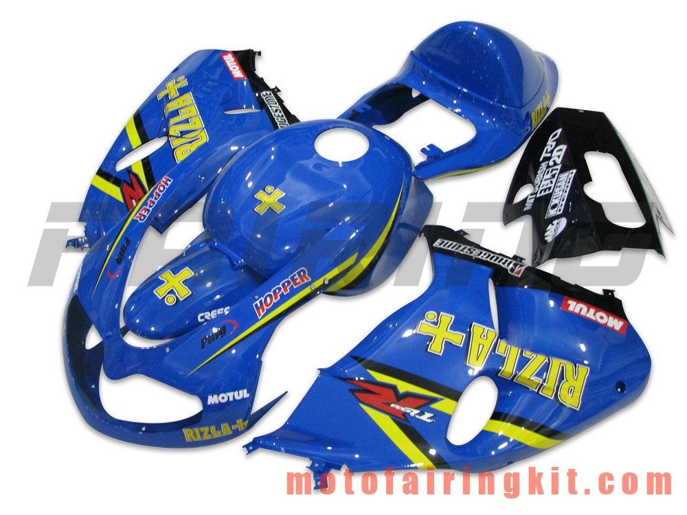 Kits de carenado aptos para TL1000R 1998 1999 2000 2001 2002 2003 TL 1000 R Molde de inyección de plástico ABS Carrocería completa para motocicleta Carrocería del mercado de accesorios Marco (azul) B027