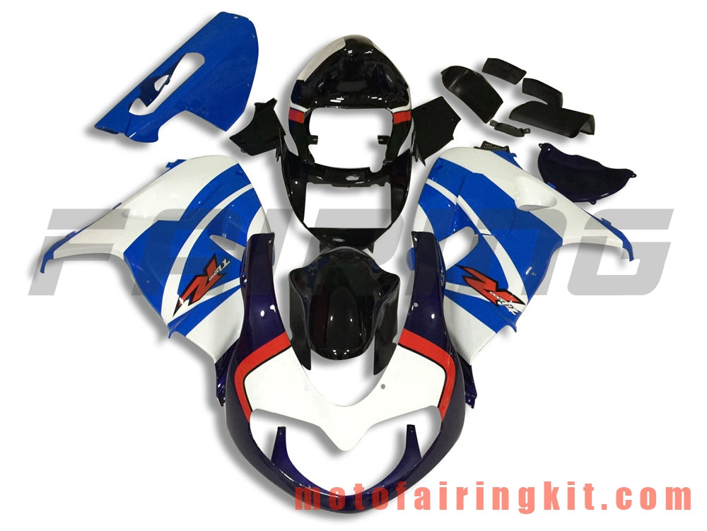 Kits de carenado aptos para TL1000R 1998 1999 2000 2001 2002 2003 TL 1000 R Molde de inyección de plástico ABS Carrocería completa para motocicleta Carrocería del mercado de accesorios Marco (azul y blanco) B029