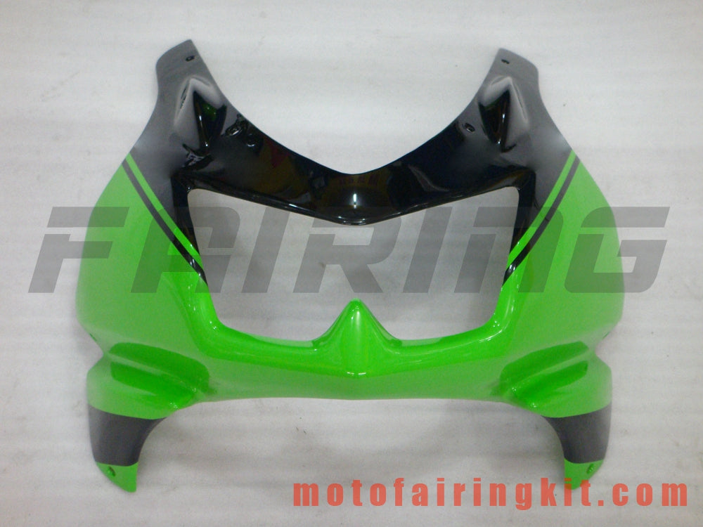 Fairing Kits Fit for EX250R 250 EX-250R ZX250 2008 2009 2010 2011 2012 Plastic ABS Injection Mold Complete Motorcycle Body Aftermarket Bodywork Frame (Green & Black) B006