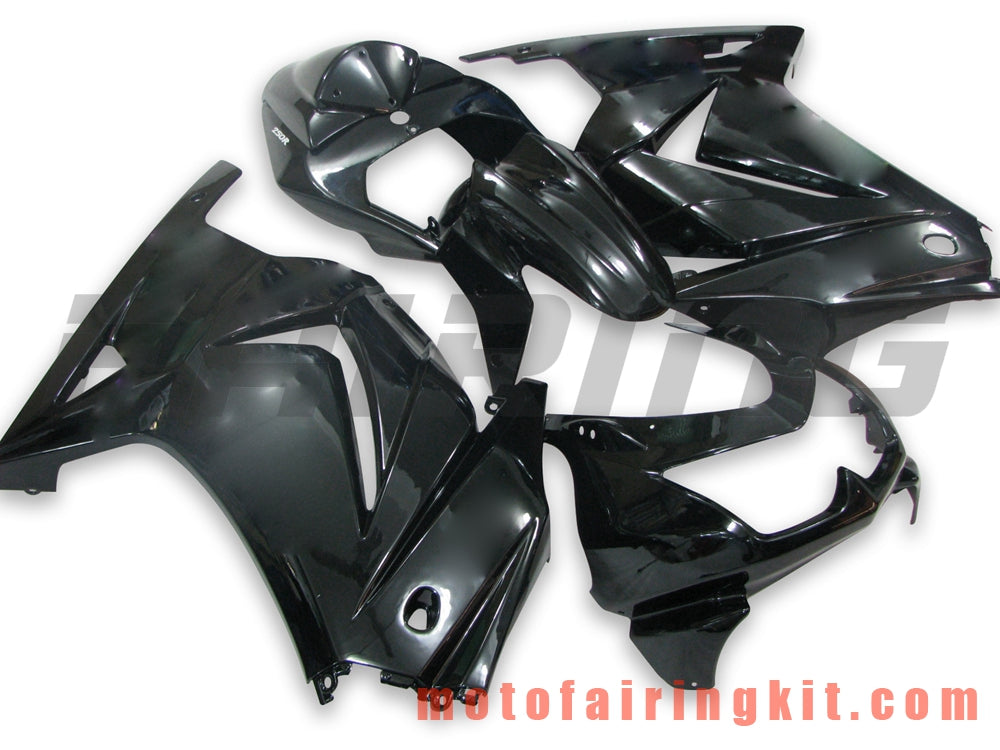 Kits de carenado aptos para EX250R 250 EX-250R ZX250 2008 2009 2010 2011 2012 Molde de inyección de plástico ABS Carrocería completa para motocicleta Marco de carrocería de posventa (negro) B013