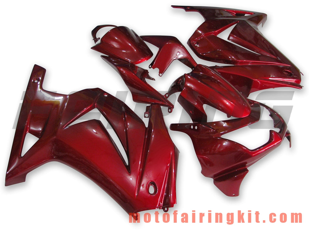 Fairing Kits Fit for EX250R 250 EX-250R ZX250 2008 2009 2010 2011 2012 Plastic ABS Injection Mold Complete Motorcycle Body Aftermarket Bodywork Frame (Red) B014