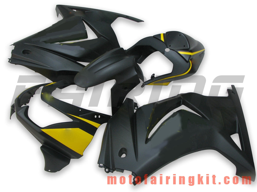 Kits de carenado aptos para EX250R 250 EX-250R ZX250 2008 2009 2010 2011 2012 Molde de inyección de plástico ABS Carrocería completa para motocicleta Marco de carrocería de posventa (negro) B018