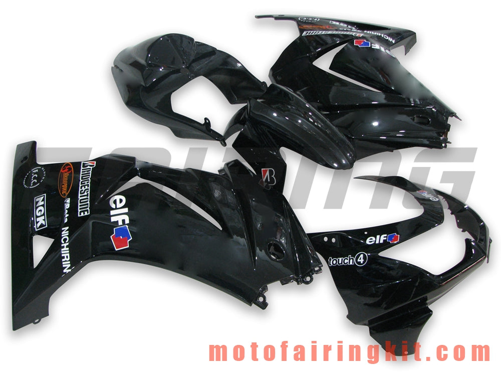 Kits de carenado aptos para EX250R 250 EX-250R ZX250 2008 2009 2010 2011 2012 Molde de inyección de plástico ABS Carrocería completa para motocicleta Carrocería del mercado de accesorios Marco (negro) B021