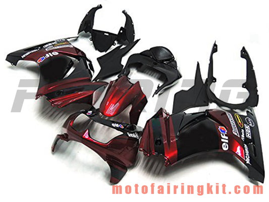 Kits de carenado aptos para EX250R 250 EX-250R ZX250 2008 2009 2010 2011 2012 Molde de inyección de plástico ABS Carrocería completa para motocicleta Marco de carrocería de posventa (rojo y negro) B025