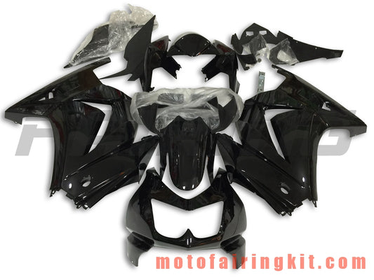 Fairing Kits Fit for EX250R 250 EX-250R ZX250 2008 2009 2010 2011 2012 Plastic ABS Injection Mold Complete Motorcycle Body Aftermarket Bodywork Frame (Black) B034