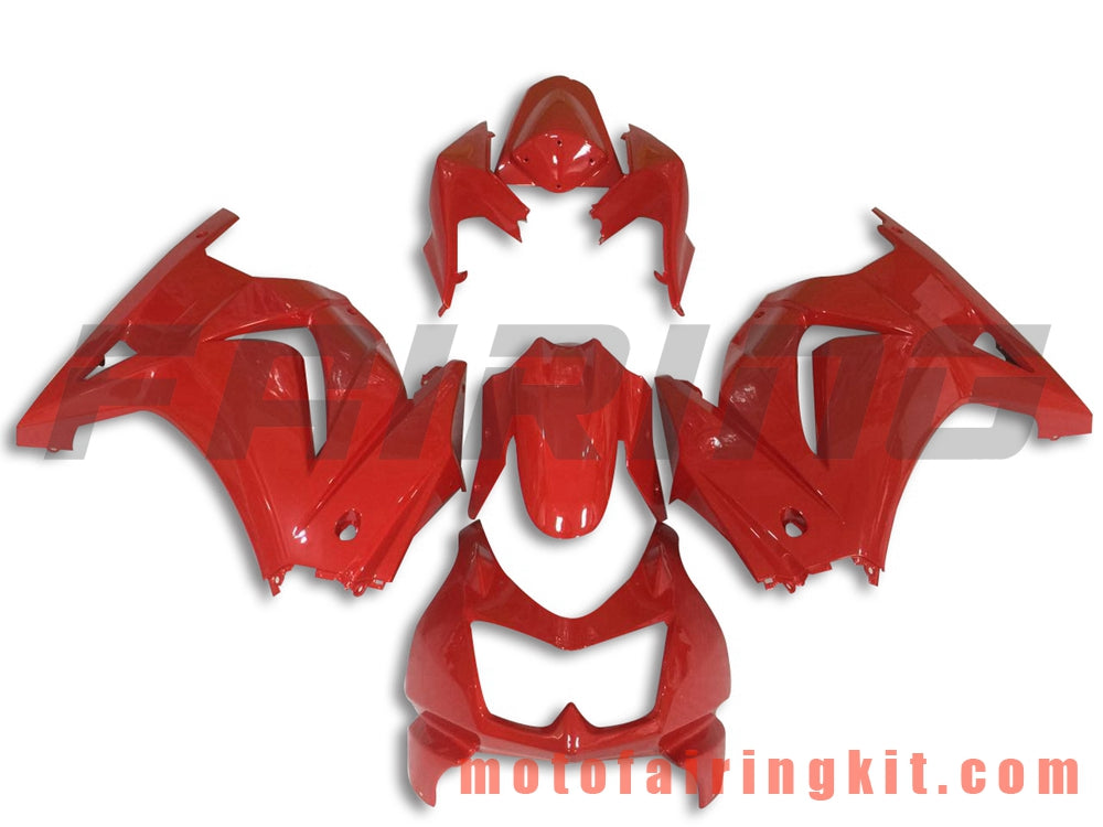 Fairing Kits Fit for EX250R 250 EX-250R ZX250 2008 2009 2010 2011 2012 Plastic ABS Injection Mold Complete Motorcycle Body Aftermarket Bodywork Frame (Red) B035