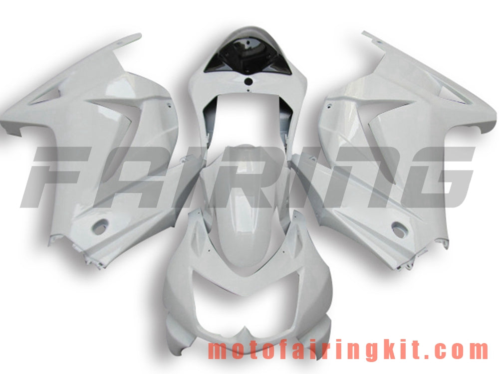 Kits de carenado aptos para EX250R 250 EX-250R ZX250 2008 2009 2010 2011 2012 Molde de inyección de plástico ABS Carrocería completa para motocicleta Carrocería del mercado de accesorios Marco (blanco) B036