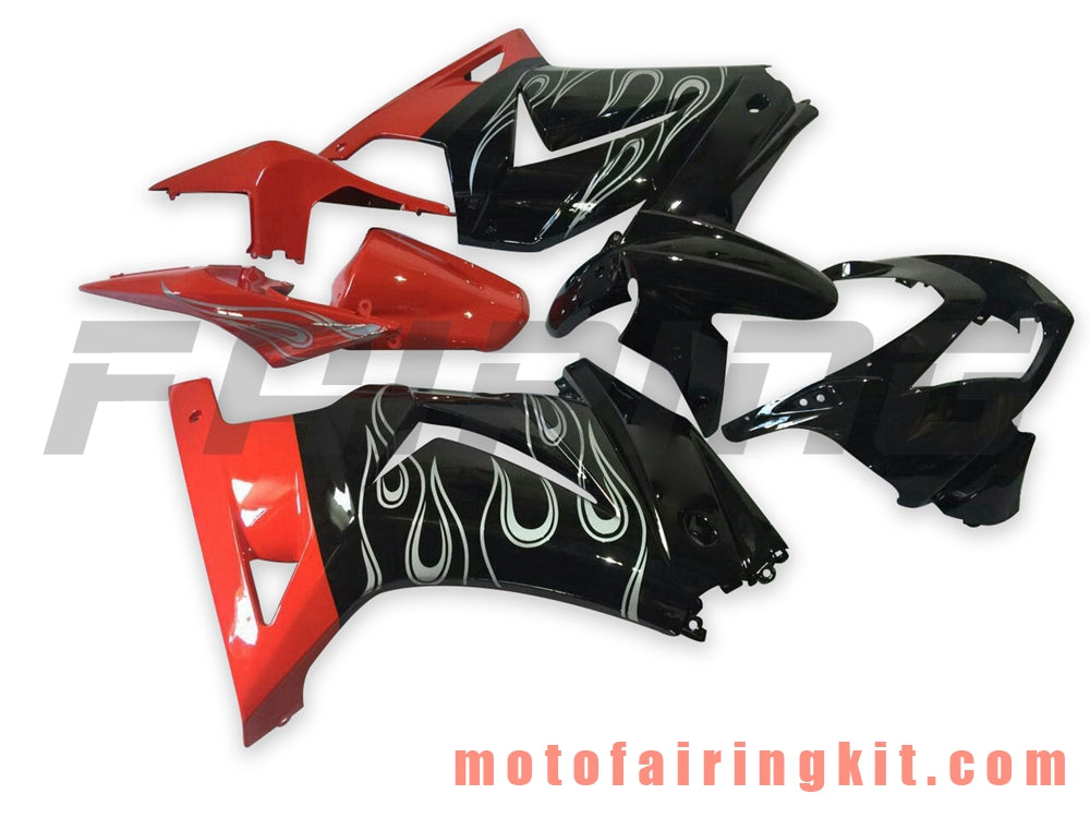 Fairing Kits Fit for EX250R 250 EX-250R ZX250 2008 2009 2010 2011 2012 Plastic ABS Injection Mold Complete Motorcycle Body Aftermarket Bodywork Frame (Black & Red) B059