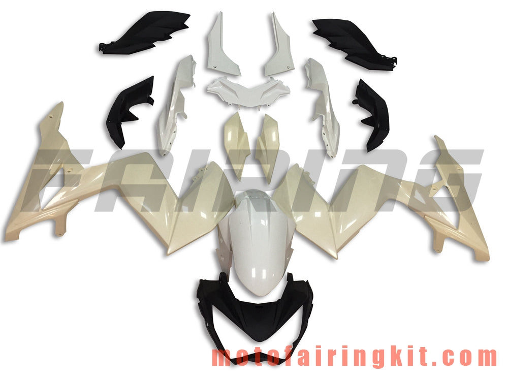 Fairing Kits Fit for EX250R 250 EX-250R ZX250 2008 2009 2010 2011 2012 Plastic ABS Injection Mold Complete Motorcycle Body Aftermarket Bodywork Frame (Unpainted) BBB1