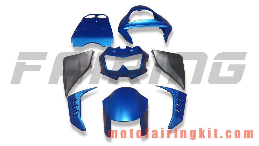 Fairing Kits Fit for Z1000 2003 2004 2005 2006 Plastic ABS Injection Mold Complete Motorcycle Body Aftermarket Bodywork Frame (Blue & Silver) B201