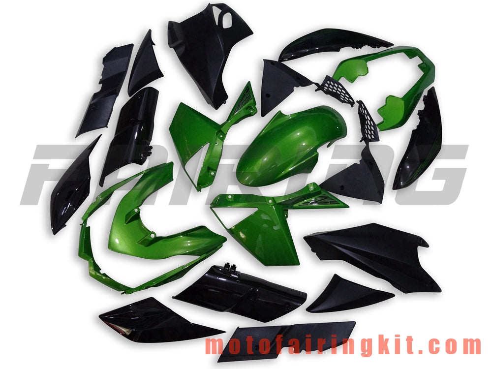 Fairing Kits Fit for Z1000 2010 2011 2012 2013 Z1000 10 11 12 13 Plastic ABS Injection Mold Complete Motorcycle Body Aftermarket Bodywork Frame (Green & Black) B002