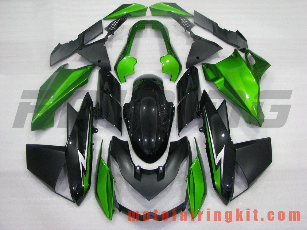 Fairing Kits Fit for Z1000 2010 2011 2012 2013 Z1000 10 11 12 13 Plastic ABS Injection Mold Complete Motorcycle Body Aftermarket Bodywork Frame (Green & Black) B004