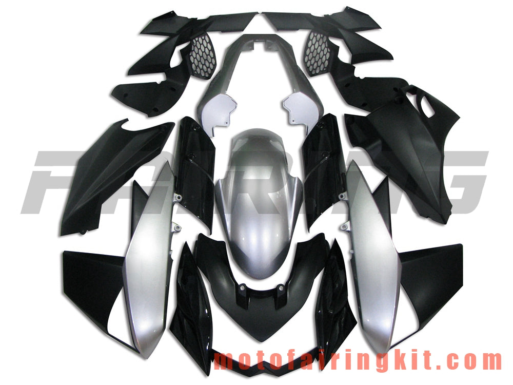 Fairing Kits Fit for Z1000 2010 2011 2012 2013 Z1000 10 11 12 13 Plastic ABS Injection Mold Complete Motorcycle Body Aftermarket Bodywork Frame (Silver & Black) B005