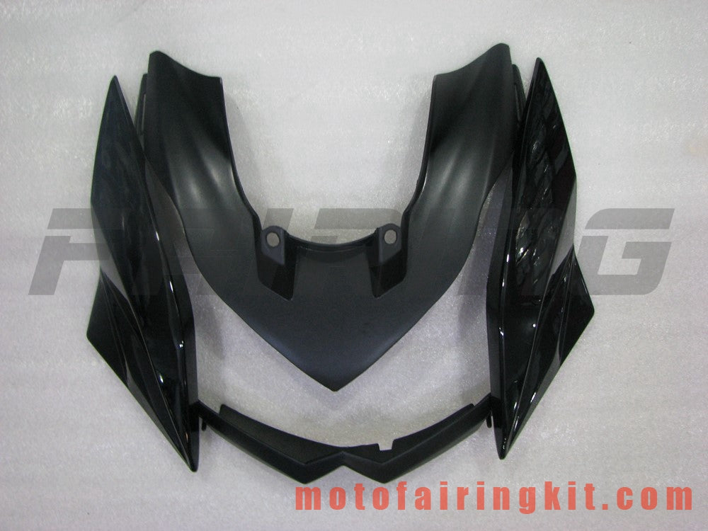 Kits de carenado aptos para Z1000 2010 2011 2012 2013 Z1000 10 11 12 13 Molde de inyección de plástico ABS Carrocería completa para motocicleta Marco de carrocería de posventa (plata y negro) B005