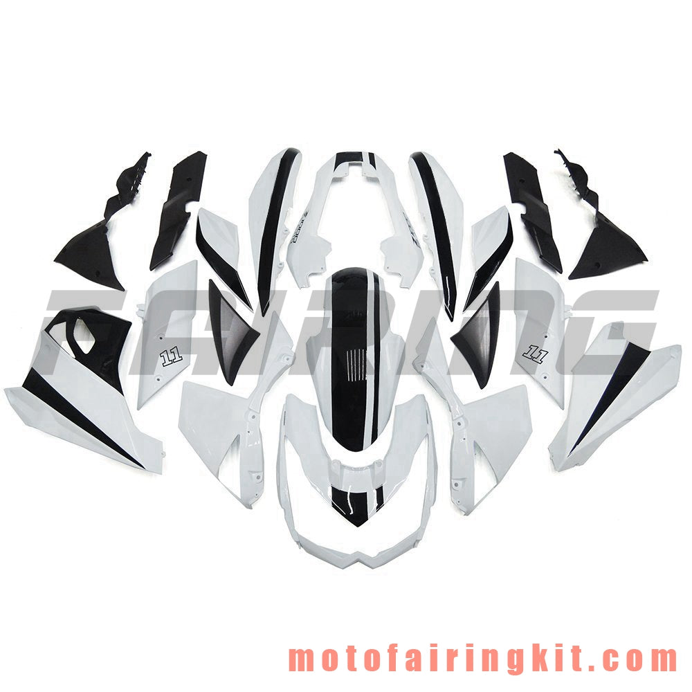 Fairing Kits Fit for Z1000 2010 2011 2012 2013 Z1000 10 11 12 13 Plastic ABS Injection Mold Complete Motorcycle Body Aftermarket Bodywork Frame (White & Black) B008