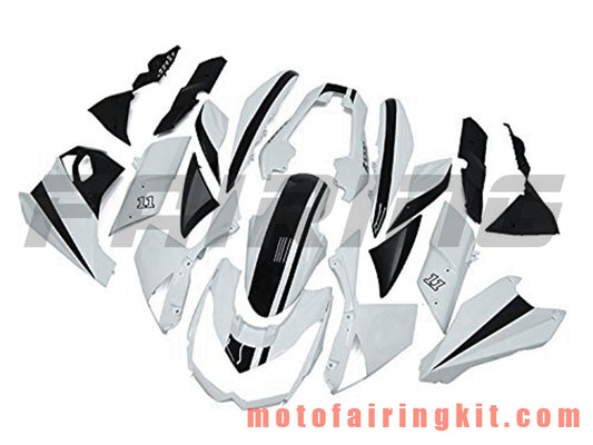 Kits de carenado aptos para Z1000 2010 2011 2012 2013 Z1000 10 11 12 13 Molde de inyección de plástico ABS Carrocería completa para motocicleta Marco de carrocería de posventa (blanco y negro) B008