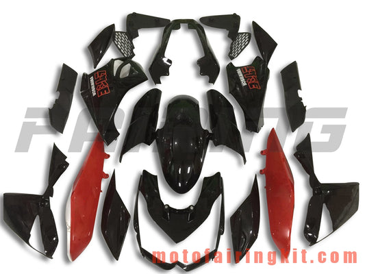 Kits de carenado aptos para Z1000 2010 2011 2012 2013 Z1000 10 11 12 13 Molde de inyección de plástico ABS Carrocería completa para motocicleta Marco de carrocería de posventa (negro y rojo) B012