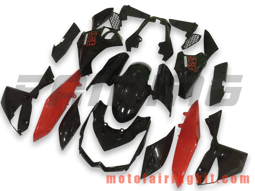 Kits de carenado aptos para Z1000 2010 2011 2012 2013 Z1000 10 11 12 13 Molde de inyección de plástico ABS Carrocería completa para motocicleta Marco de carrocería de posventa (negro y rojo) B012