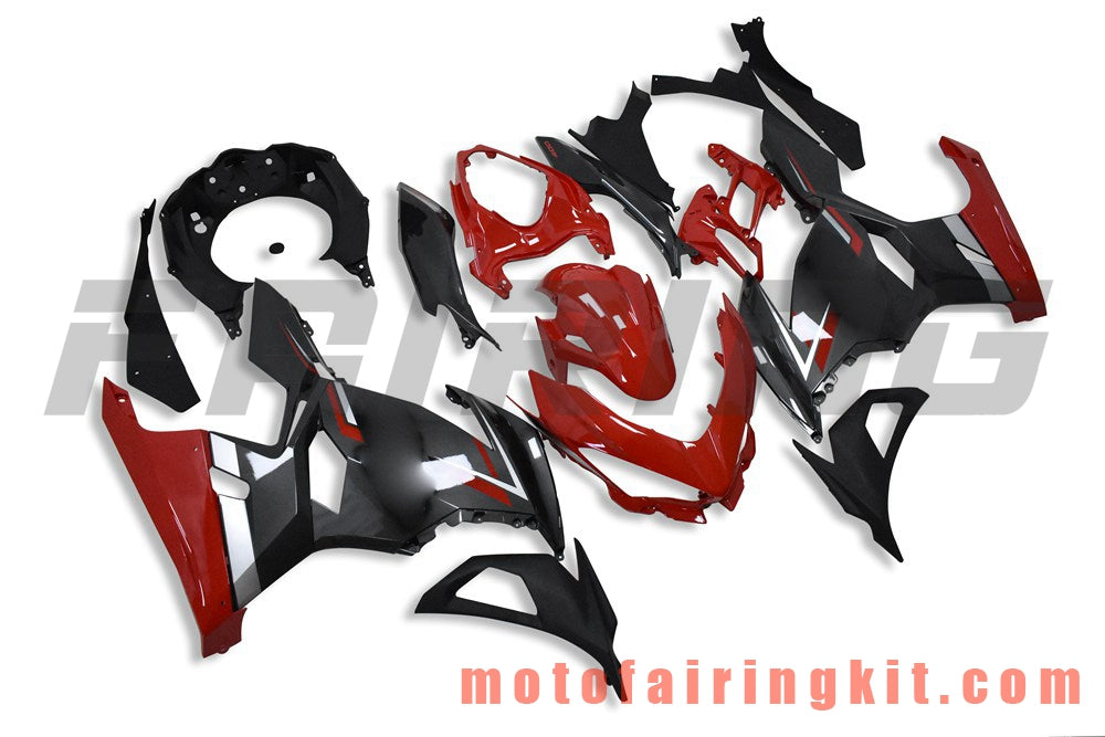 Fairing Kits Fit for Z400 2018 2019 2020 Plastic ABS Injection Mold Complete Motorcycle Body Aftermarket Bodywork Frame (Red & Black) B203