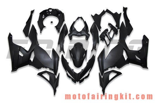 Fairing Kits Fit for Z400 2018 2019 2020 Plastic ABS Injection Mold Complete Motorcycle Body Aftermarket Bodywork Frame (Black) B204