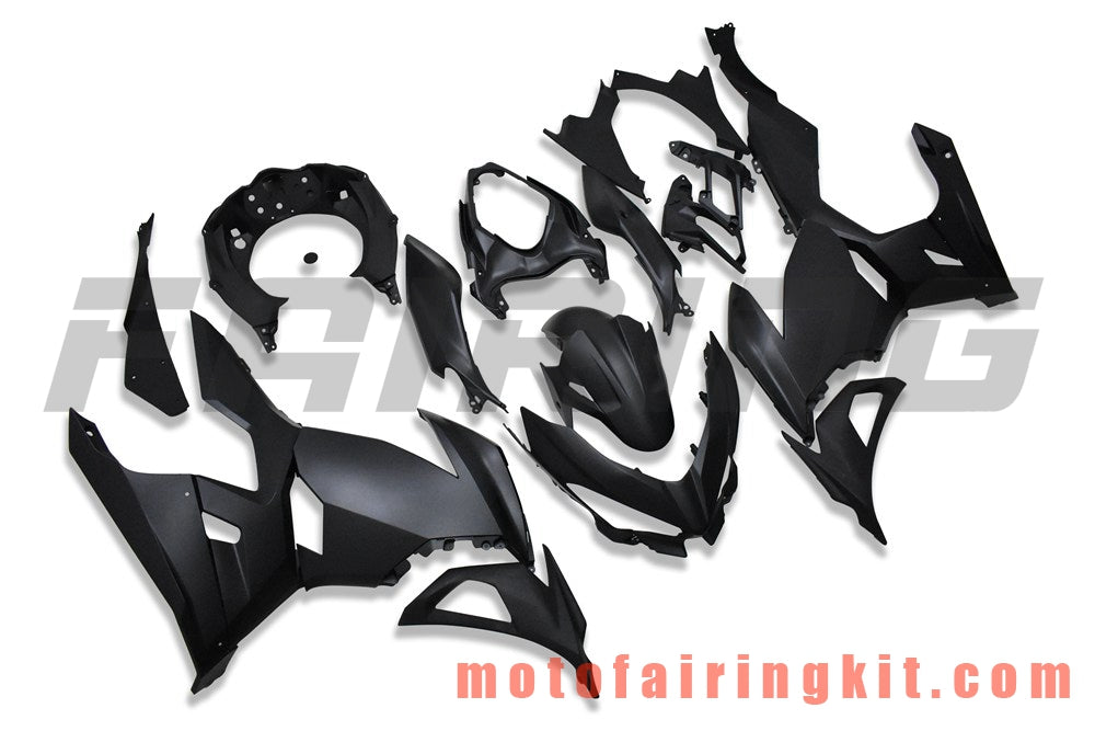 Fairing Kits Fit for Z400 2018 2019 2020 Plastic ABS Injection Mold Complete Motorcycle Body Aftermarket Bodywork Frame (Black) B204