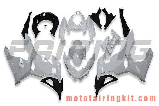 Fairing Kits Fit for Z400 2018 2019 2020 Plastic ABS Injection Mold Complete Motorcycle Body Aftermarket Bodywork Frame (White) B205