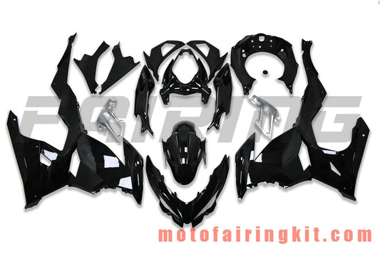 Fairing Kits Fit for Z400 2018 2019 2020 Plastic ABS Injection Mold Complete Motorcycle Body Aftermarket Bodywork Frame (Black) B206