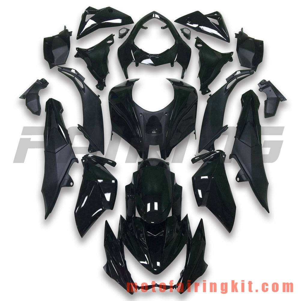 Kits de carenado aptos para Z800 2013 2014 2015 2016 Molde de inyección de plástico ABS Carrocería completa para motocicleta Marco de carrocería de posventa (negro) B001