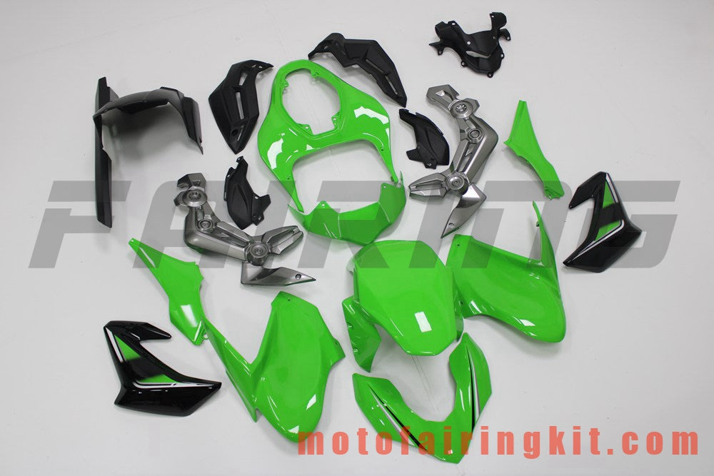 Fairing Kits Fit for Z900 2017 2018 2019 Plastic ABS Injection Mold Complete Motorcycle Body Aftermarket Bodywork Frame (Green & ) B201