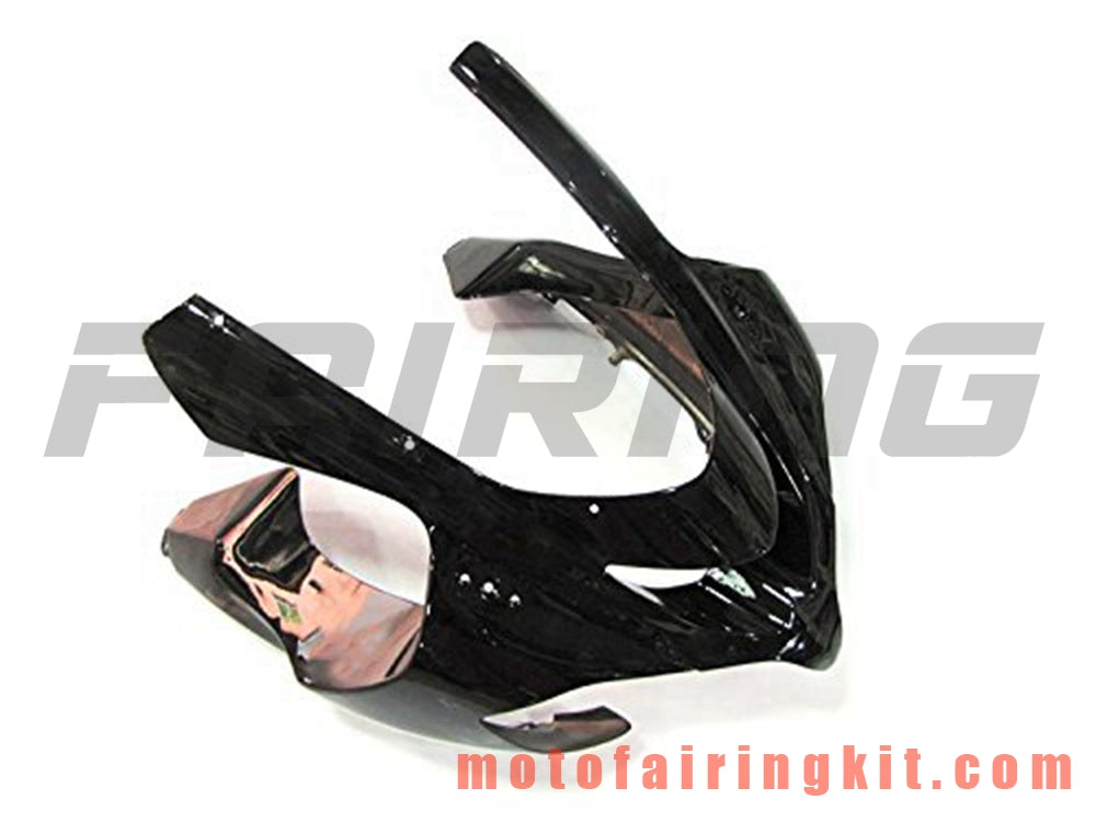 Fairing Kits Fit for ZX-10R ZX10R 2004 2005 ZX-10R ZX10R 04 05 Plastic ABS Injection Mold Complete Motorcycle Body Aftermarket Bodywork Frame (Black) B037