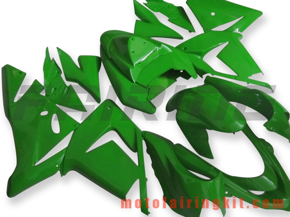 Fairing Kits Fit for ZX-10R ZX10R 2004 2005 ZX-10R ZX10R 04 05 Plastic ABS Injection Mold Complete Motorcycle Body Aftermarket Bodywork Frame (Green) B055